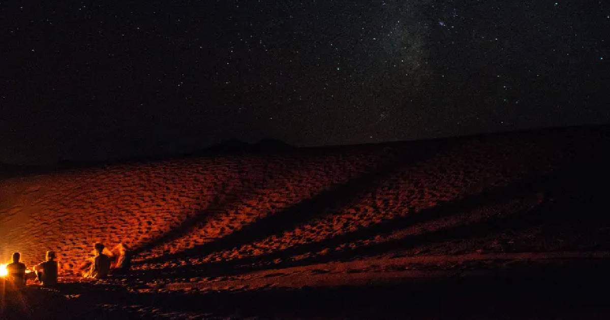 Camping Under the Stars: A Night in the Desert of Merzouga