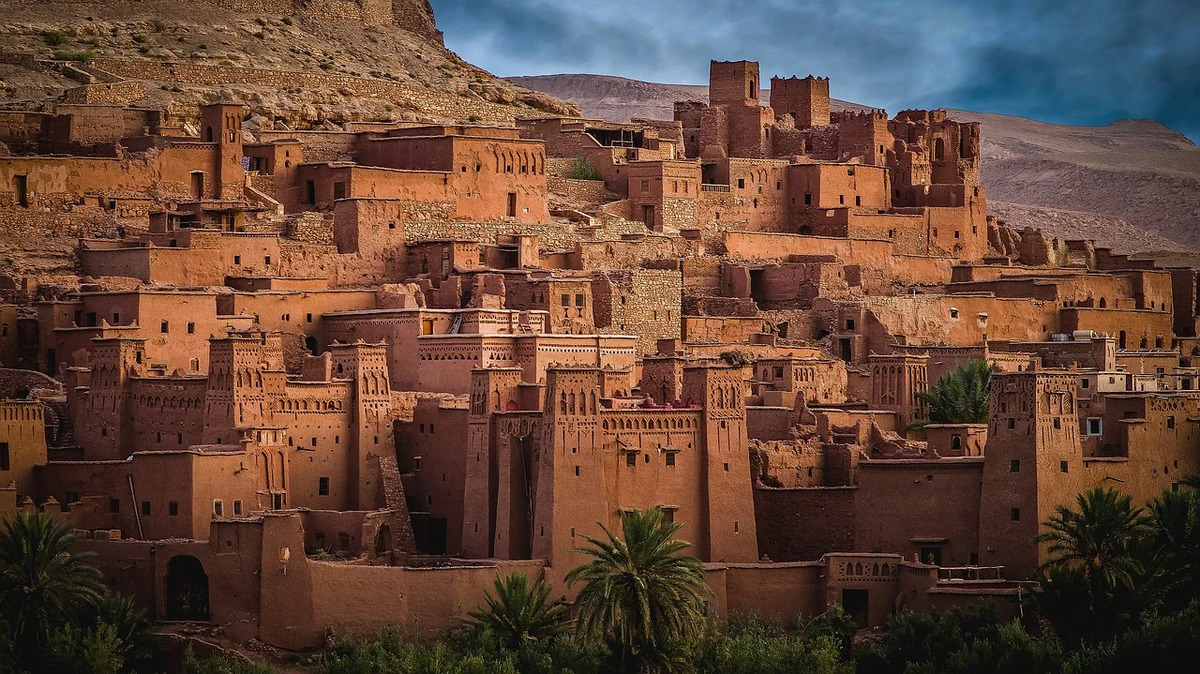 Mountains and desert from Marrakech